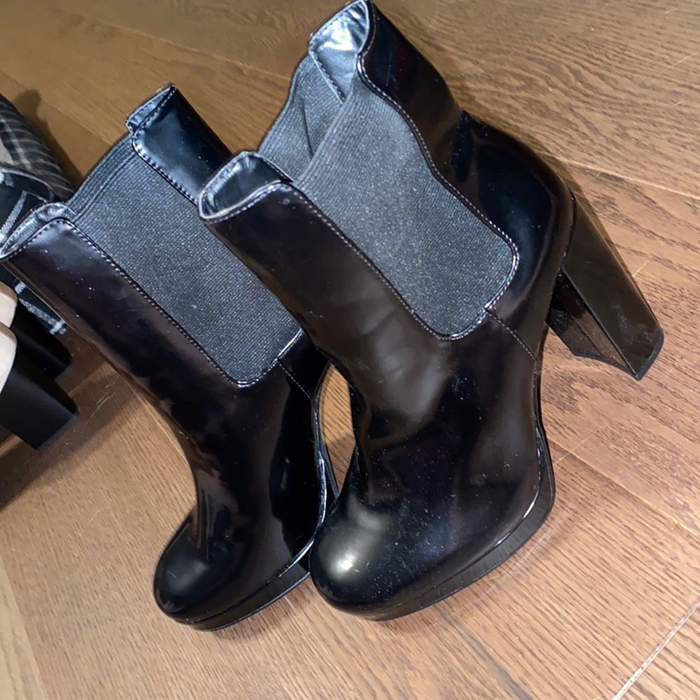 Black high heels